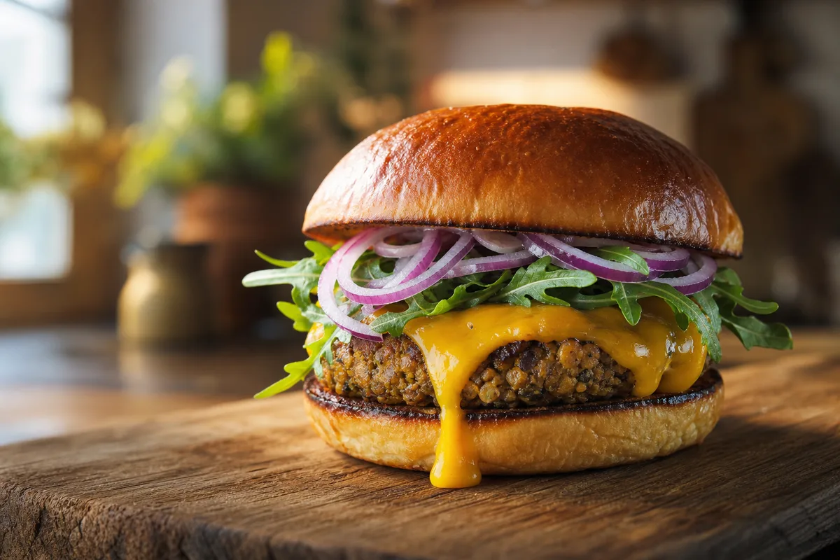 Burger végétarien maison : le steak végétal qui tient