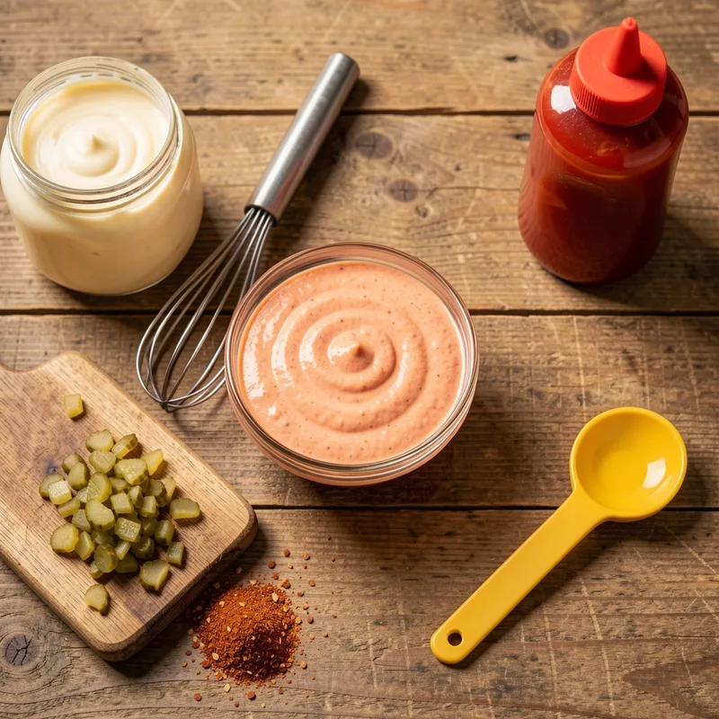 Sauce burger maison : la recette de base et ses variantes