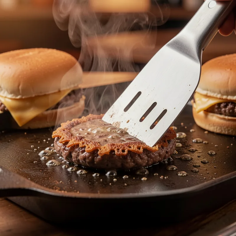 Smash burger : la technique pour une croûte parfaite
